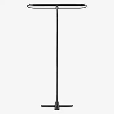 Belux Kido LED Stehleuchte 2-flammig in Schwarz mit X-Fuß und asymmetrischem Design, 4.000 K Kaltweiß - Bild 1
