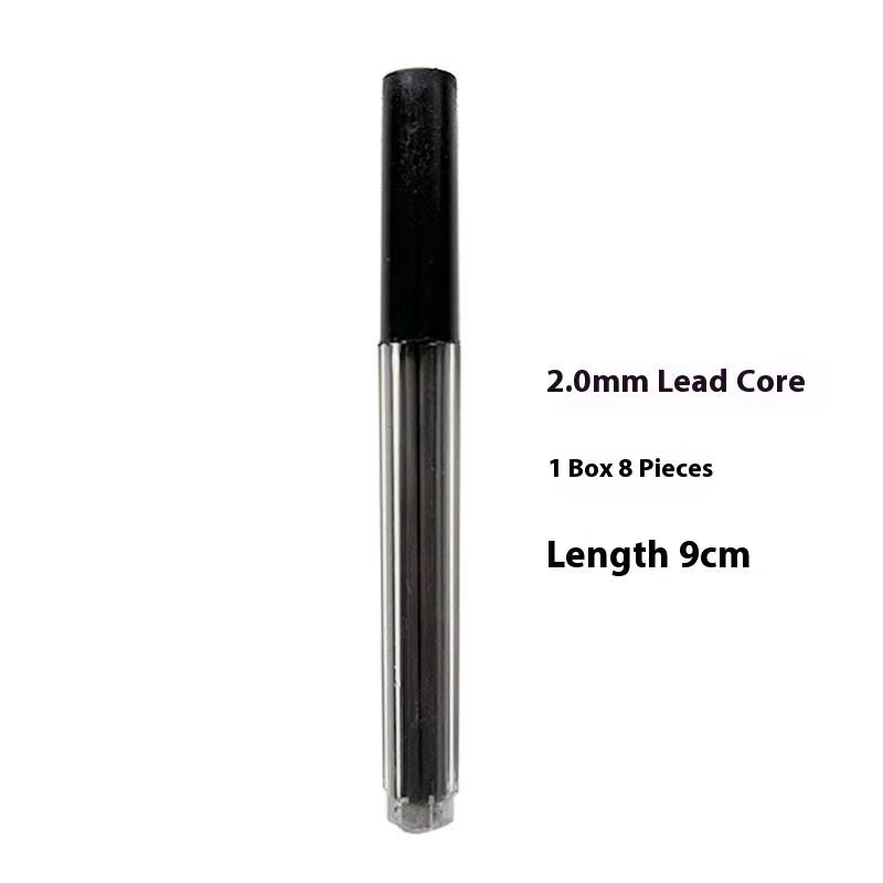 JETTING Druckbleistift aus Metall für die Holzbearbeitung mit 2,0 mm 2B Graphitminen in Blau - Bild 3