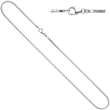 Colfem Venezianerkette 925 Silber, 40 cm, Unisex - Bild 1