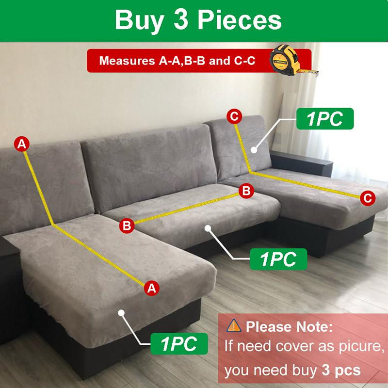 Elastischer Jacquard-Sofabezug aus Polyester für Sessel und Couch, 1-Sitzer, Breite: 90-140 cm - Bild 2
