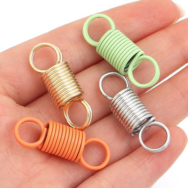 louleur Spiralfeder-Verschlüsse, Metall, Bunt, Unisex - Bild 1