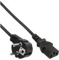 INLINE Stromkabel CEE 7/7 Schuko auf IEC 320 EN 60320 C13 in Schwarz, Länge: 10,0 m - Bild 1