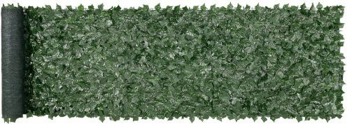 VEVOR Sichtschutzzaun künstlicher Efeu in Grün mit Netzgewebe-Rückseite, B/H: 401 x 99 cm - Bild 1