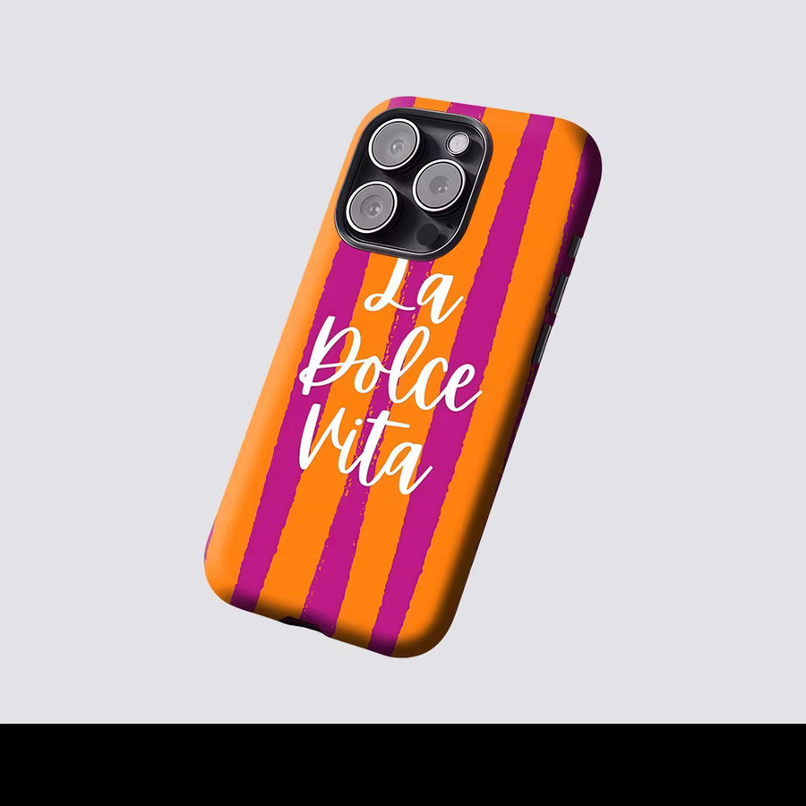Aurbe Dolce Vita Charm Case 2-in-1 MagSafe Hülle mit mattem Schutzfilm für iPhone 17 16 15 14 Plus Pro Max, Stoßfeste Hartschale, Multicolour - Bild 2