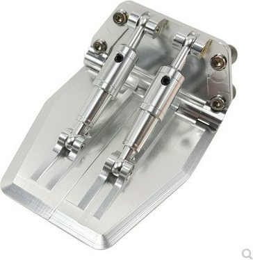 E-Star Hub Trim Flaps Wasserdruckplatten Trim Tabs Upgrade Board Spray Strip, Zubehör, Grau, Metall - Bild 1