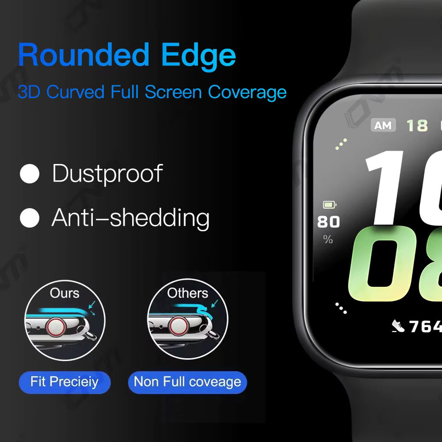 ONM Displayschutzfolie für Huawei Honor Watch 5, transparent, Unisex - Bild 2