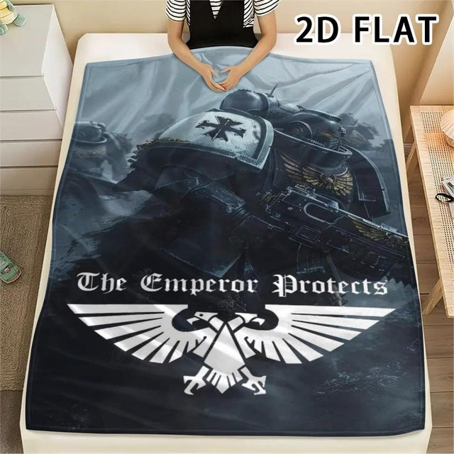 Warhammer 40K Flanelldecke von wanghengyao in Blau, B/B: 130 x 150 cm - Bild 1