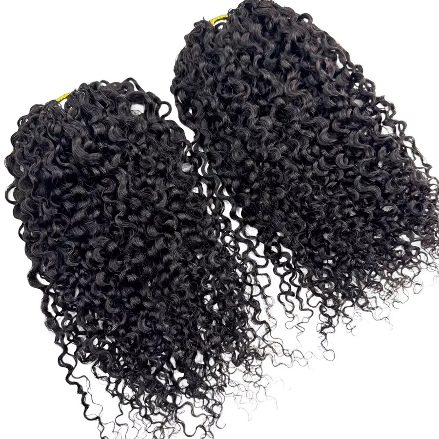 Charming Queen Crochet Hair, Kinky Curly, Echthaar-Extensions - Bild 6
