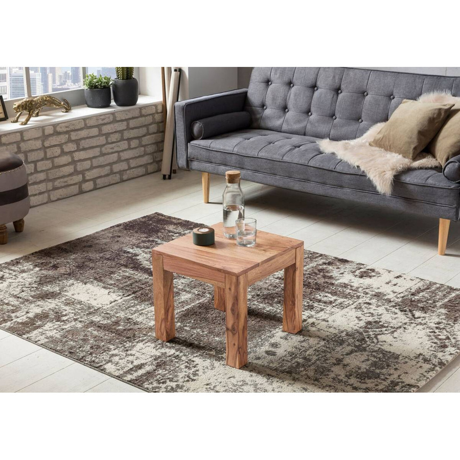 Wohnling Couchtisch aus Holz in Braun mit Holzmaserung, B/T/H: 45 x 45 x 40 cm - Bild 3