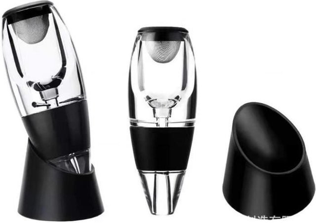 Magic Decanter Weinbelüfter mit Netzfilter von INNOVACASA, transparent - Bild 1