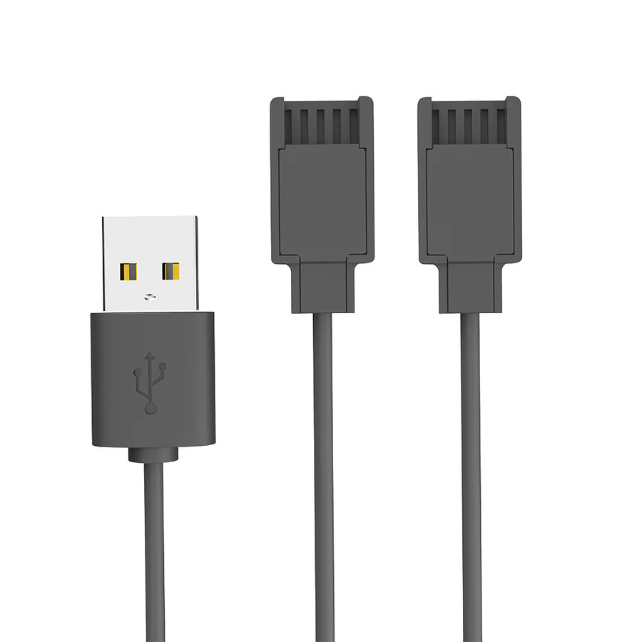 ALLOYSEED 2-in-1 Reise-USB-Ladekabel für Nintendo Switch Joycon Controller in Schwarz - Bild 5