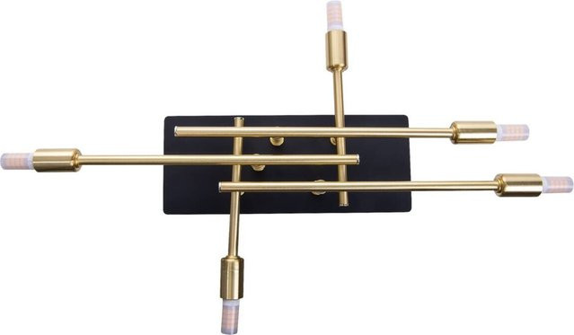 Näve Leuchten ANCONA LED-Deckenleuchte aus Metall in Messing, B/H/T: 25,2 x 150 x 45,1 cm - Bild 1