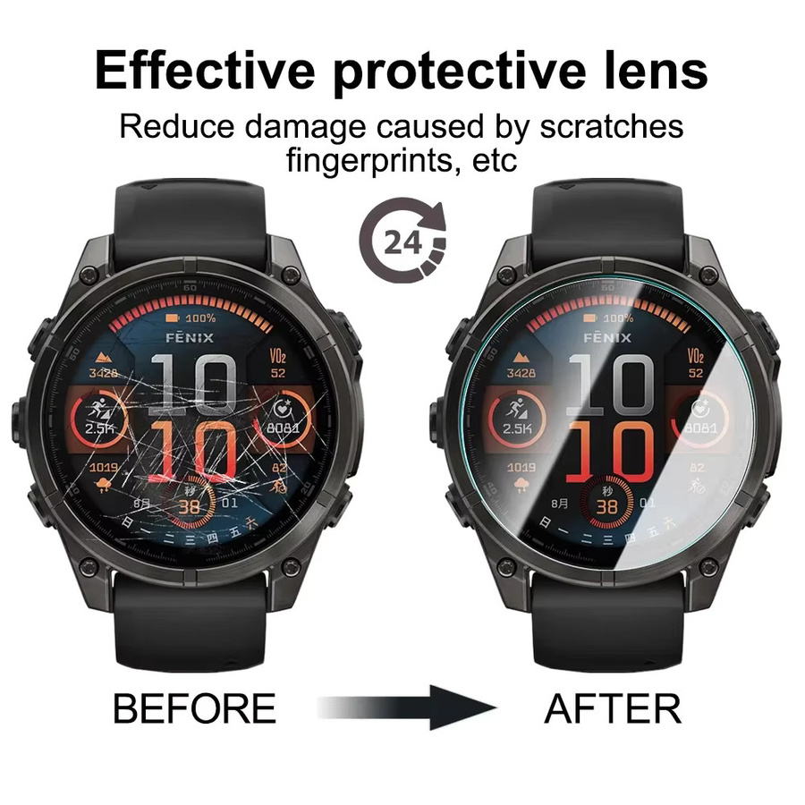 Garmin Displayschutzfolie aus Glas, transparent, Unisex - Bild 3