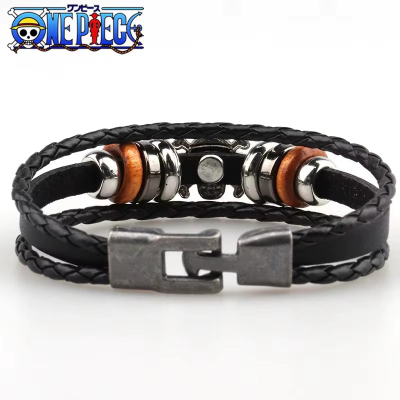 Bandai Lederarmband, Schwarz, Unisex - Bild 2
