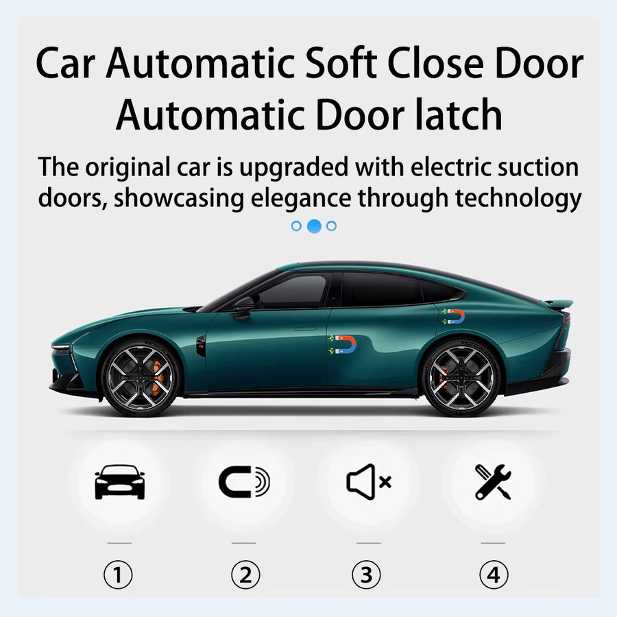 ZJCGO Automatisches Soft-Close Tür-Kit für Volkswagen VW ID.3 ID.4 ID.5 ID.6 ID.7 Elektrisches Saug-System zum automatischen Schließen der Autotüren - Bild 2
