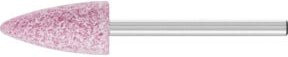 PFERD TOOLS STEEL EDGE Schleifstift Form B 52 für Stahl und Stahlguss, Ø 10 x 19 mm, Schaft-Ø 3 mm, Farbe Pink - Bild 1