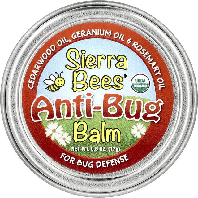 Sierra Bees Anti-Insekten-Balsam, Zedernholz, Geranien & Rosmarinöl, 17g - Bild 1