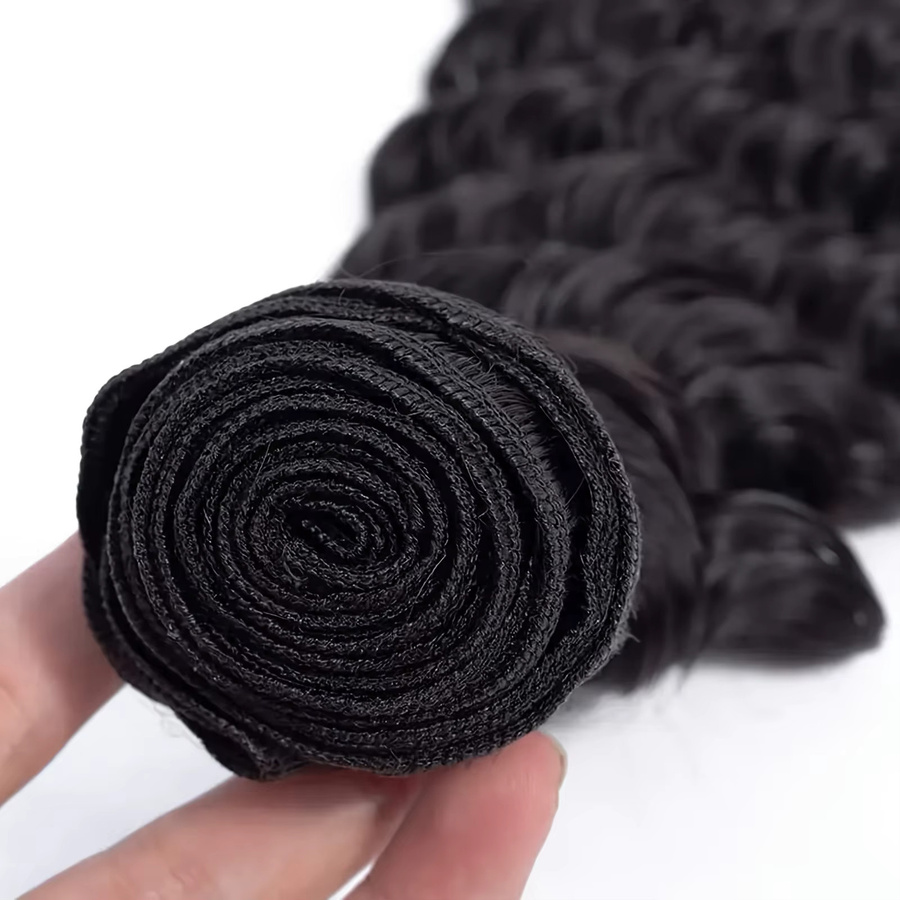 Newmi Deep Wave Human Hair Bundles, Brasilianische Haarwebart - Bild 5