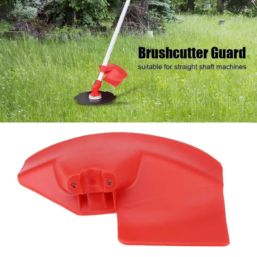 YTYIN Funktionsschutzblock für Rasentrimmer aus Kunststoff in Rot, Unkrautentferner-Abdeckung und Grasschneider-Schutz für 28mm Rasentrimmer - Bild 3