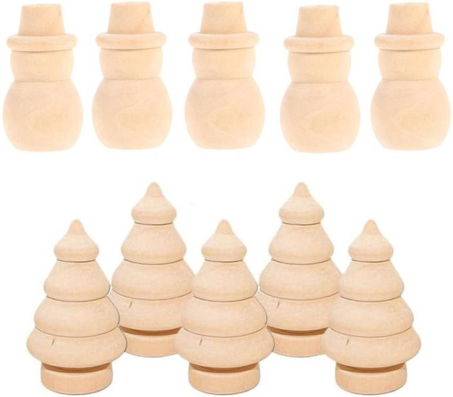 Binchi Outdoor Product Holzklammerpuppen, 10-teiliges Set, ab 14 Jahren - Bild 1