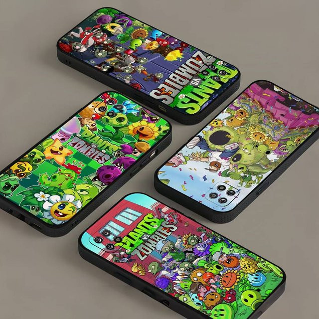 Plants Vs. Zombies Soft Cover Handyhülle für Samsung Galaxy S21 S22 S23 S24 S25 S26 Ultra FE Plus 5G A52S in Multicolour - Bild 1