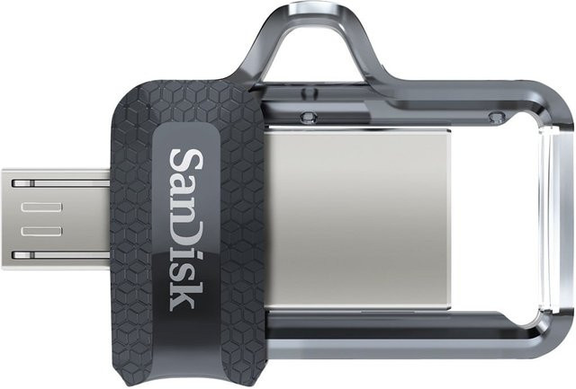 SanDisk Ultra Dual Drive m3.0 USB-Stick mit 32 GB in Grau (USB-A und Micro-USB) - Bild 1