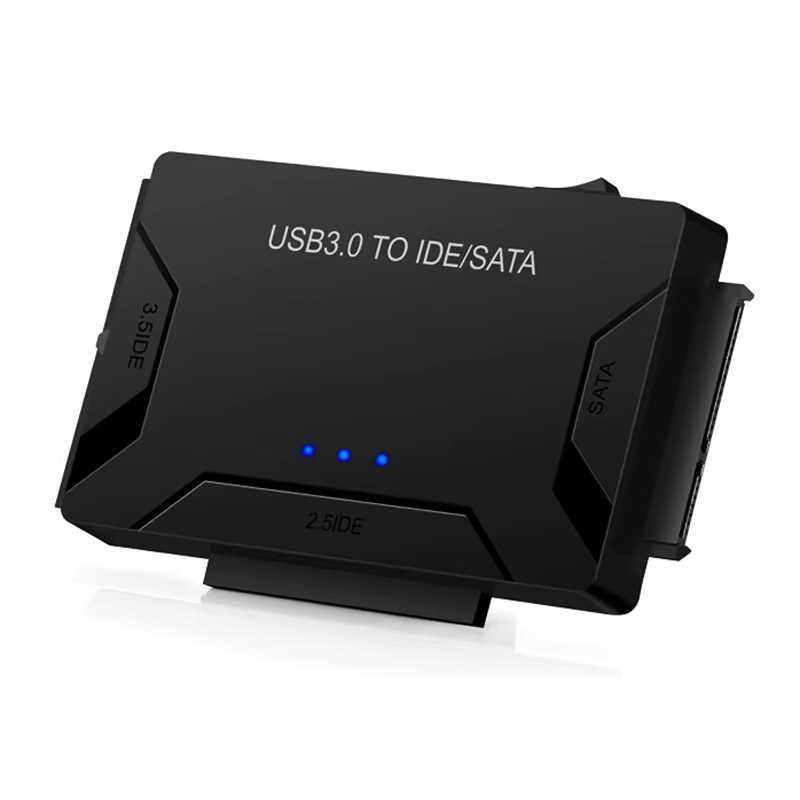 Congdi SATA/IDE zu USB 3.0 Adapter Konverter für 2,5 und 3,5 Zoll HDD/SSD bis 6 TB in Schwarz mit USB-C Anschluss - Bild 5