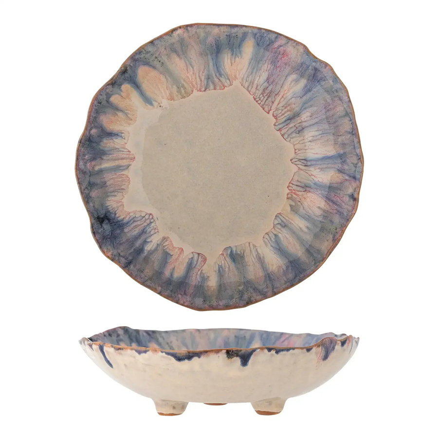 Bloomingville Keramikschale Amalia in Blau - Bild 1