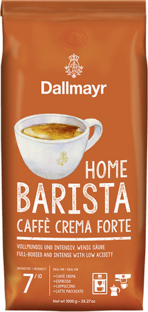 Dallmayr Home Barista Caffè Crema Forte, ganze Bohne, 1 kg