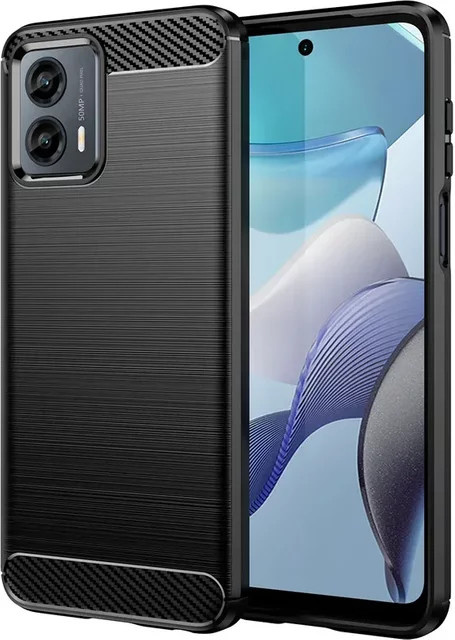 Stoßfeste Silikon Schutzhülle für Motorola Moto G Power 2025, 2024 und 2022 in Blau und Schwarz - Bild 1