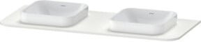 Duravit Waschtisch-Konsole Happy D.2 Plus in Weiß Matt, B: 130 cm, T: 55 cm - Bild 1