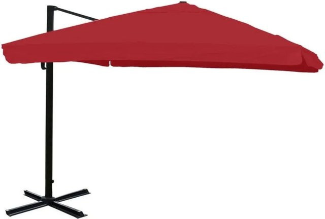 MCW Ampelschirm A96 Gastronomie in Bordeaux mit Flap, Durchmesser: 4,24 m, Material: Polyester und Alu - Bild 2