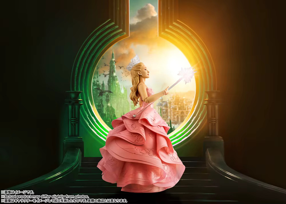 BANDAI Wicked Glinda, Actionfigur, 15cm, mit austauschbaren Gesichtern und Händen - Bild 3
