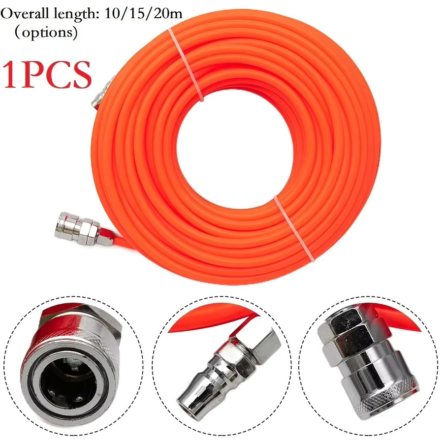 Flexibles PE-Pneumatikrohr als Hochdruck-Luftschlauch und Kompressorschlauch in Orange - Bild 3