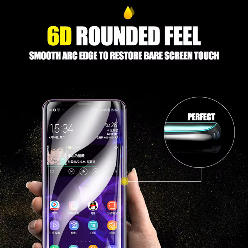 3er-Pack TPU-Hydrogel-Displayschutzfolie für Samsung Galaxy S8 S9 S10 Plus S10e Note 10 Plus 9 8 7 FE, transparent - Bild 3