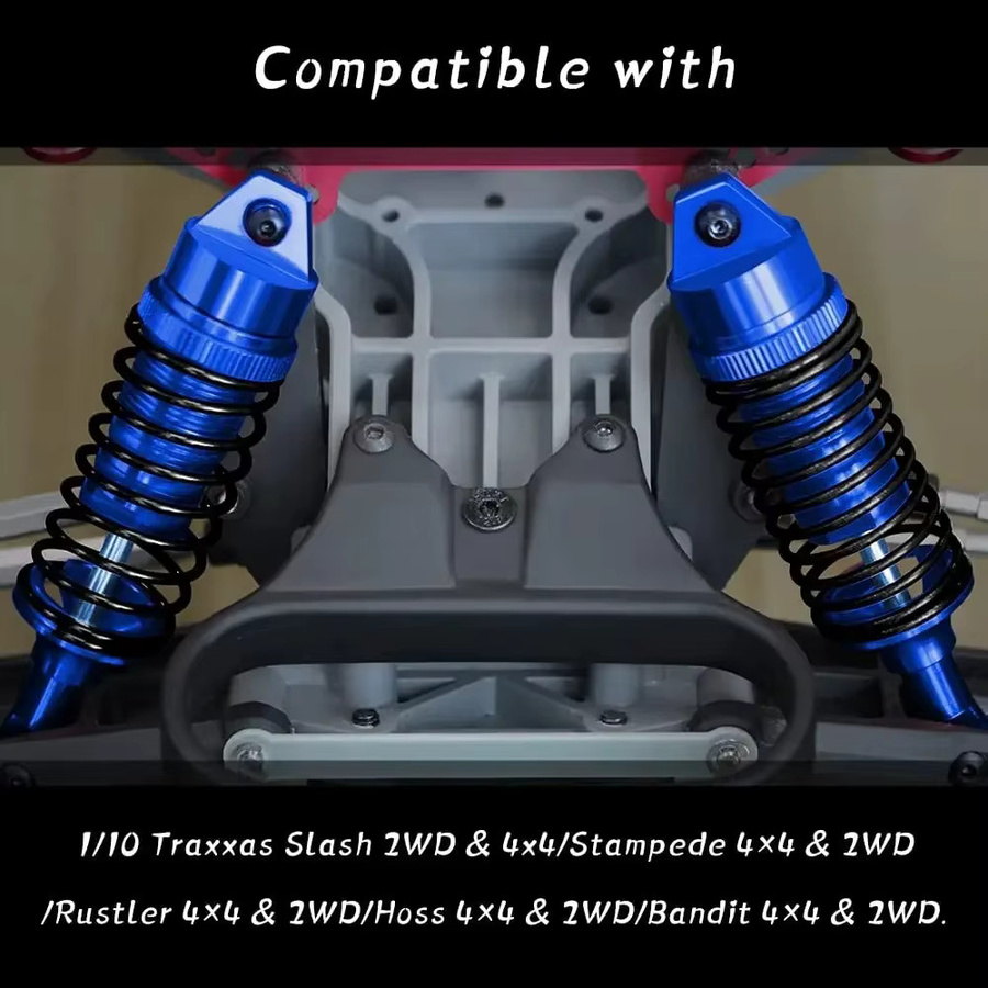 Traxxas E-Maxx Vollmetall-Stoßdämpfer Vorne & Hinten, Zubehör - Bild 4