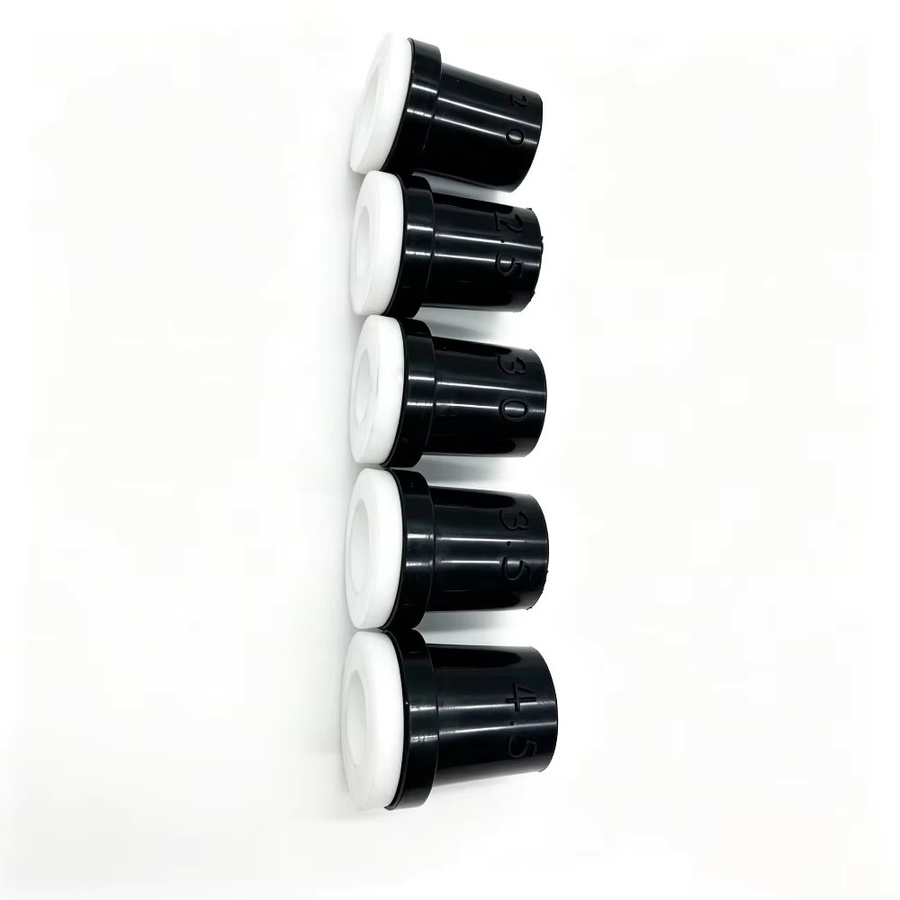 Sandstrahldüsen Set für 5-Gallonen-Sandstrahler in den Größen 2 mm, 2,5 mm, 3 mm, 3,5 mm und 4,5 mm in Schwarz - Bild 2