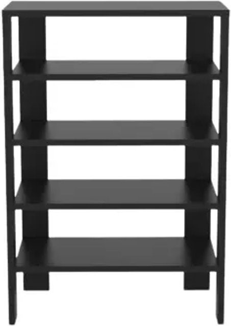 Coemo Schuhregal Charlie mit 5 Ablagen, Schwarz, B/T/H: 60 x 32 x 87 cm - Bild 2