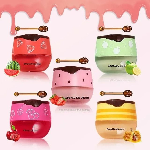 LUXURYTO Lippen-Schlafmaske Erdbeer-Honig, 5,5 g - Bild 1