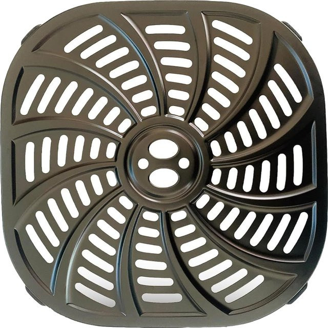 Gourmia Antihaft-Backblech als Grillplatte für GAF798 GAF778 GAF716 7QT Luftfritteuse, Schwarz, Breite: 23,1 cm, Tiefe: 23,1 cm - Bild 1
