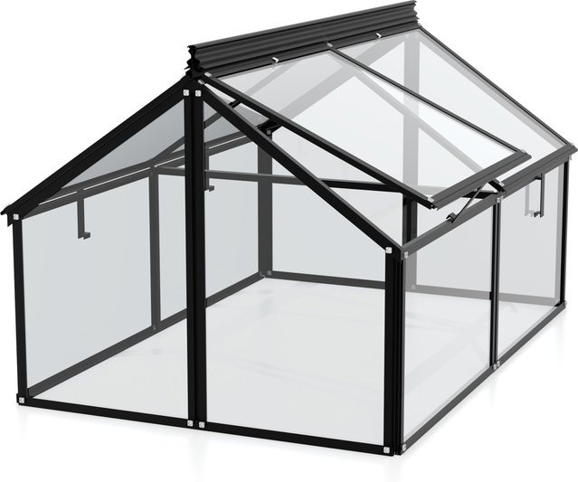 Vitavia Frühbeet Gaia Jumbo aus Aluminium und Einscheiben-Sicherheitsglas (ESG), schwarz, B/T/H: 83,1 x 71,9 x 119,3 cm - Bild 4