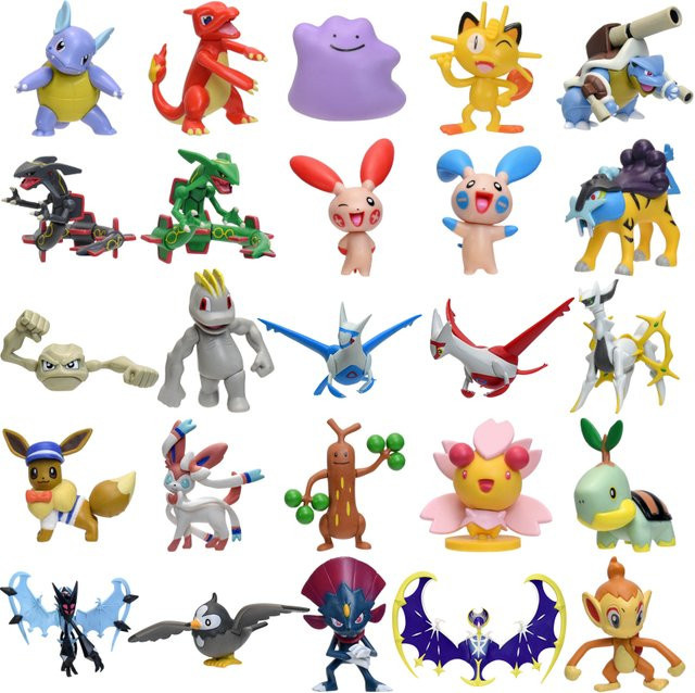 TAKARA TOMY Pokémon Figuren, 26-teiliges Set, Bunt / Mehrfarbig - Bild 1