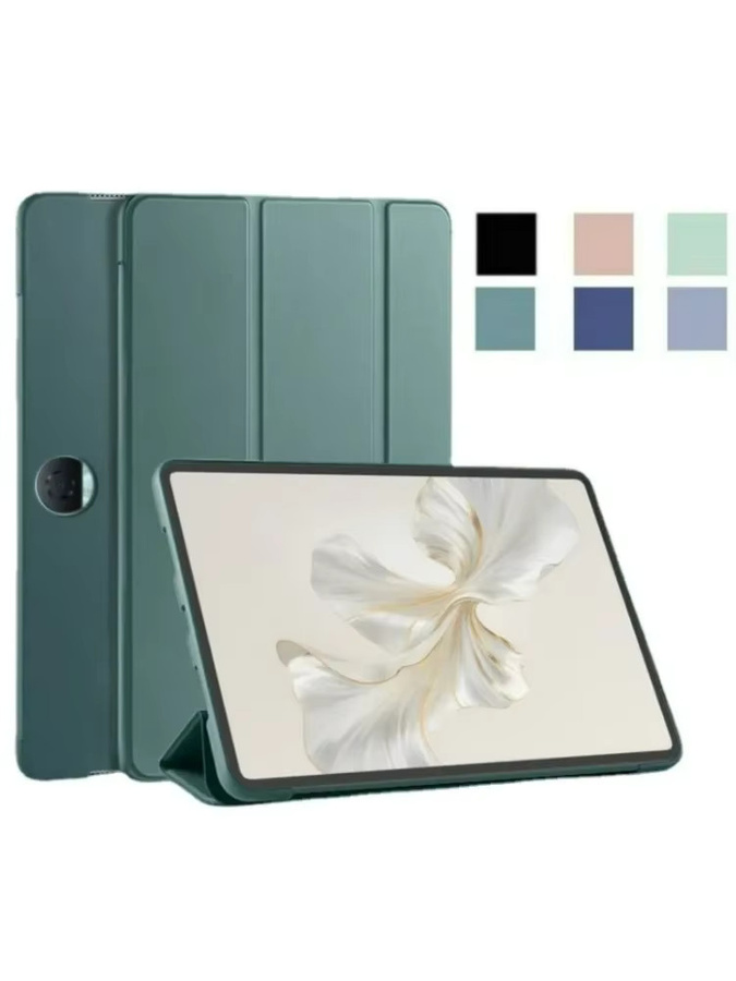 Magnetische Trifold Schutzhülle aus PU Leder für Huawei Honor Pad 9 12,1 Zoll in Lavender - Bild 4