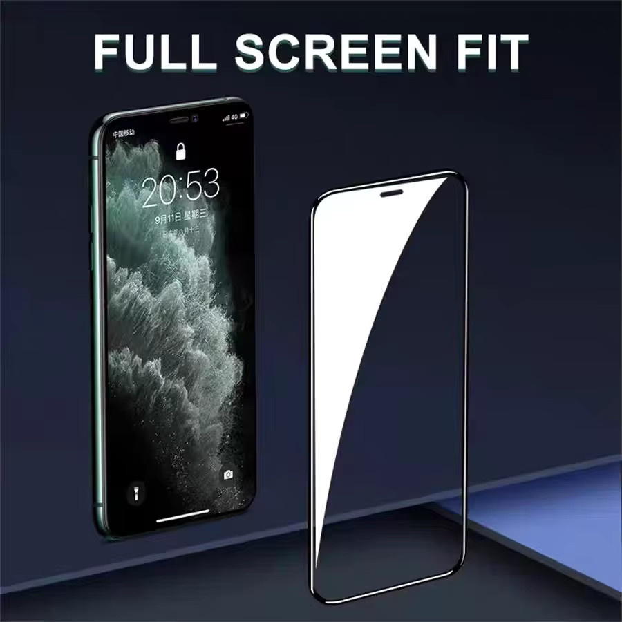 4er-Pack JINHR Displayschutzfolie aus gehärtetem Glas für iPhone 17 16 15 14 13 12 11 Pro Max, transparent, 9H Schutz - Bild 5