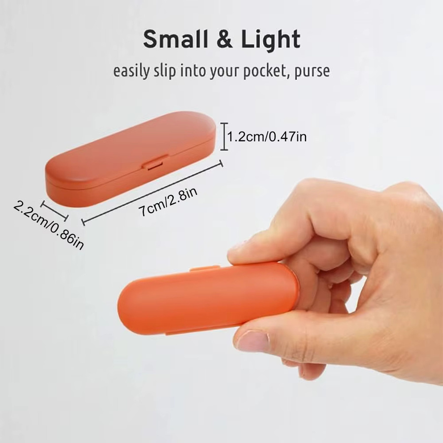 YQQGD Magnetischer Pillenorganizer, Tragbare Pillenbox für Reise und Fitness - Bild 2
