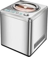 Unold Exklusiv Eismaschine mit Kühlaggregat in Edelstahl und Silber, 2l - Bild 1