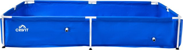 CRIVIT Rechteckiger Frame-Pool aus Metall und PVC in Blau, B: 364 cm, H: 42 cm, T: 1150 cm - Bild 1