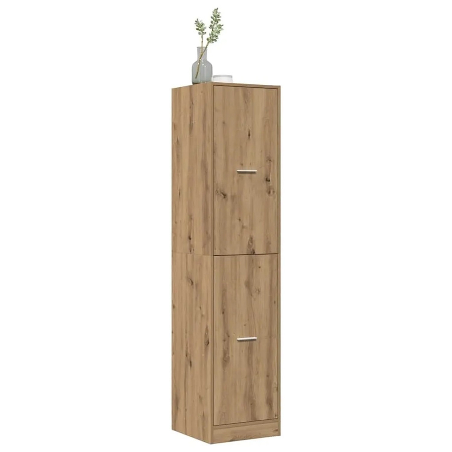 vidaXL Apothekerschrank Artisan-Eiche, Farbe: Braun, B/T/H: 40 x 41 x 174,5 cm - Bild 2