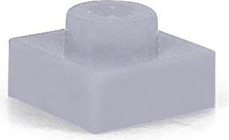 Yiran toy 1x1 Kurz 1-Loch Bausteine, grau, 585-teiliges Set, ab 0 Jahren - Bild 1