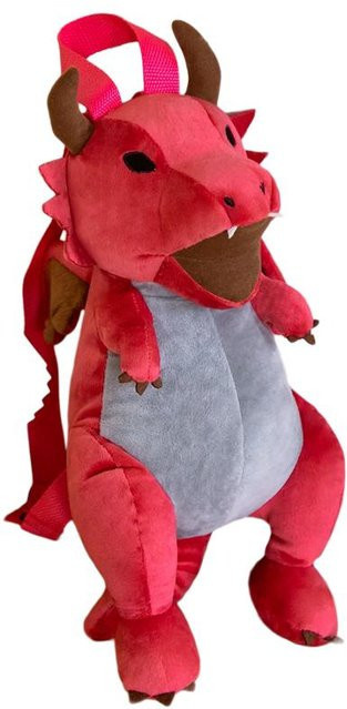 Binchi Fitness Dinosaurier Plüsch Rucksack, Stofftier, ab 14 Jahren - Bild 1